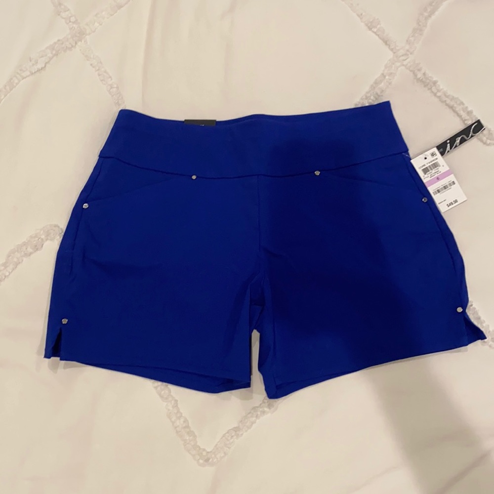 INC Dressy blue shorts